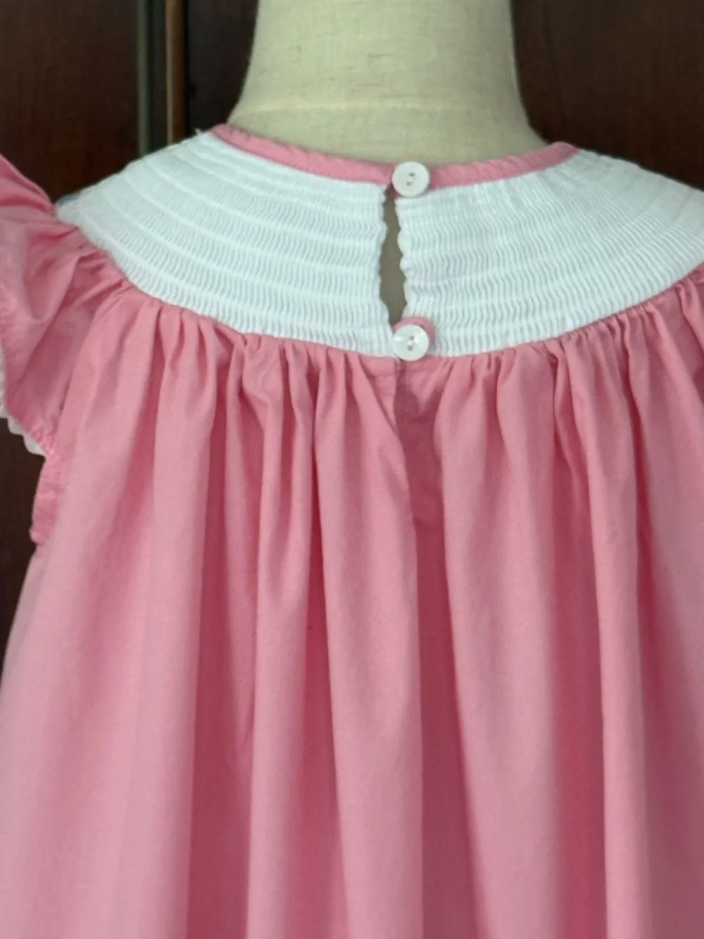 Lil Cactus Birthday Girl Smocked Dress Size 5 Pink Cupcake Party Boutique Dress